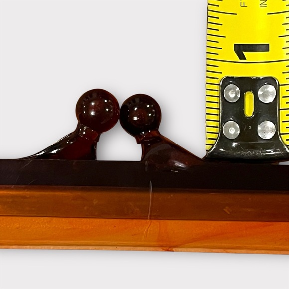 Vintage White Italian Leather Clutch With Tortoiseshell Lucite Kiss-Lock Frame - Picture 7 of 11